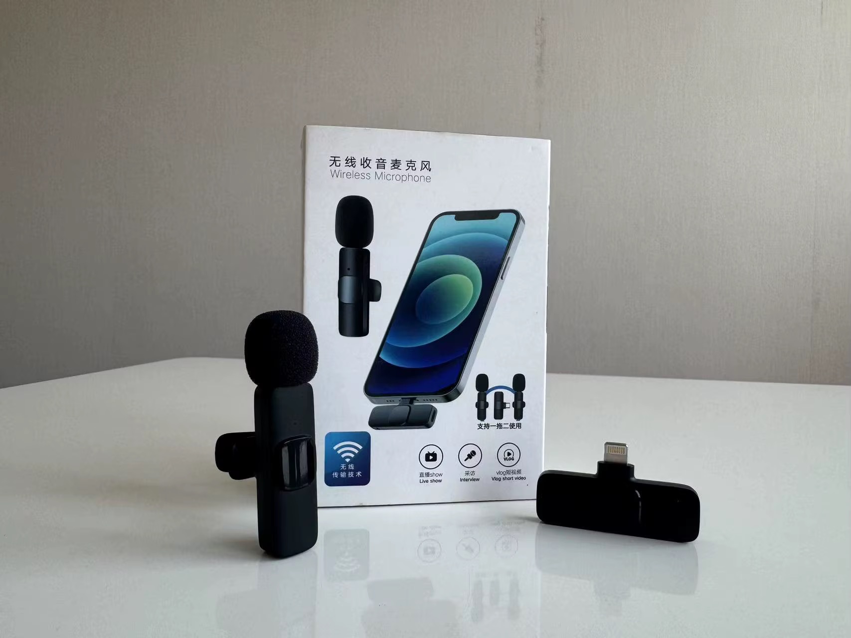 🎤 Microphone sans fil pour smartphone — photo 2