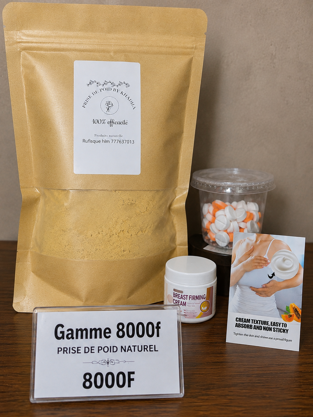Gamme prise de poids et seins